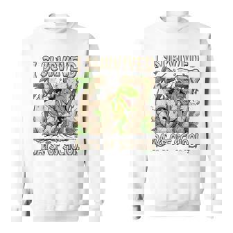 67 Meme Student I Survived 67 Days Of School T-Rex Sweatshirt Unisex | Mazezy