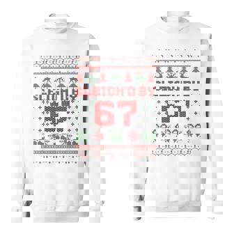 67 Santa Sleigh Ugly Christmas Sweatshirt - Thegiftio