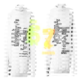 67 Six Seven Dinosaur T-Rex Toddler Kids 67 Boys Sweatshirt Unisex | Mazezy