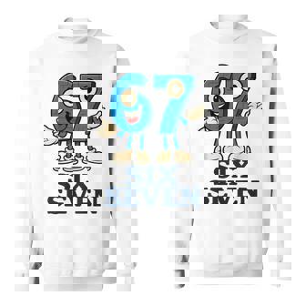 67 シックスセブン 6-7 Gen Alpha イタリアンブレインロットゲームミーム スウェットシャツ - Kawaiitshirt