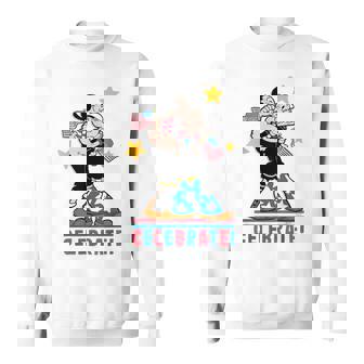 7月4日 「ポパイとオリーブオイルの愛国心」 彼と彼女 スウェットシャツ - Kawaiitshirt