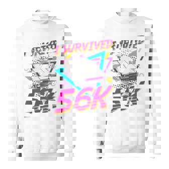 90年代 ノスタルジー レトロ 90年代 ダイヤルアップ インターネット ヴィンテージ スウェットシャツ - Kawaiitshirt