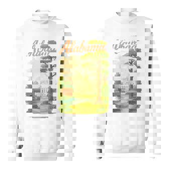 Alabama Scenic Courthouse Southern Nature Graphic Sweatshirt Unisex | Mazezy