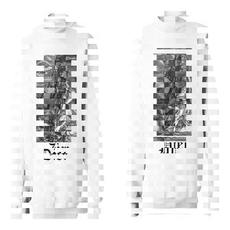 Albrecht Dürer Durer クリスチャンアート メランコリア ホワイト 長袖tシャツ スウェットシャツ - Kawaiitshirt