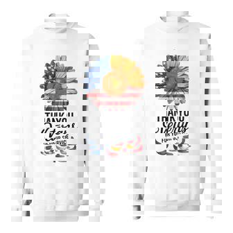 American Pride Sunflower Patriotic Memorial Day Tee Sweatshirt Unisex | Mazezy