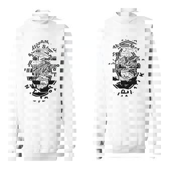 American Samoa National Park Souvenir Mountains Palm Tree Sweatshirt Unisex | Mazezy