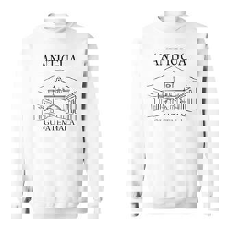 Antigua Guatemala Minimalist City Skyline Travel Souvenir Sweatshirt Unisex | Mazezy