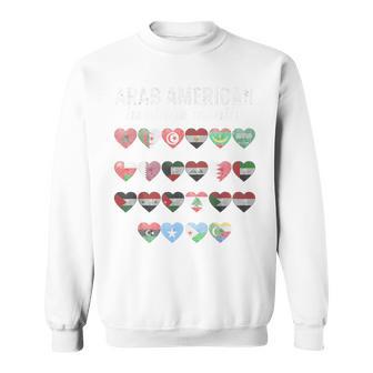 Arabic Flags National Arab Heritage American Month Sweatshirt - Thegiftio UK