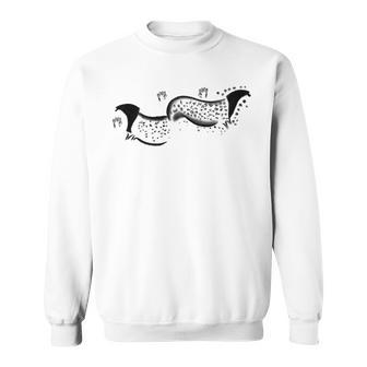 Arte Rupestre De La Edad De Piedra Por Dos Caballos De Pech Merle Manga Larga Camisa de entrenamiento - Regaloses