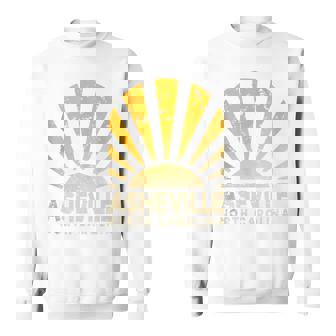 Asheville NC Sunny Asheville North Carolina Tank Top Sweatshirt Unisex | Mazezy