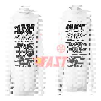 Aunt Of The Two Fast 2nd Birthday Racing Car Family Sweatshirt Unisex | Mazezy