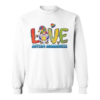 Autism Awareness Love Gnomo De Concienciaobre El Autismo Para Adultos Camisa de entrenamiento - Regaloses
