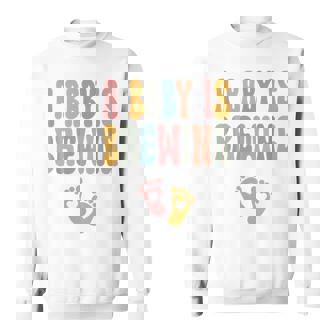 A Baby Is Brewing Tank Top Sweatshirt Unisex | Mazezy