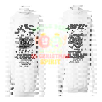 Balls Deep In Christmas Spirit Balls Christmas Saying Sweatshirt | Mazezy