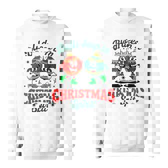 Balls Deep In Christmas Spirit Christmas Humorous Festive Sweatshirt | Mazezy