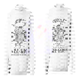 Take Me Out To The Baseball Ball Game Softball Vintage Sweatshirt - Thegiftio