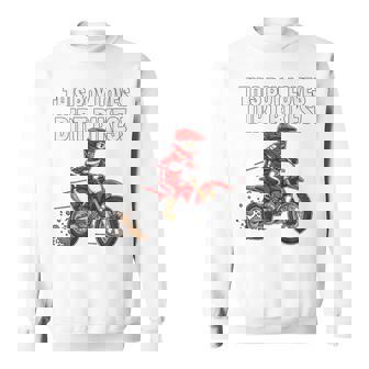 This Boy Loves Dirt Bikes Motocross Racer Sweatshirt Unisex | Mazezy