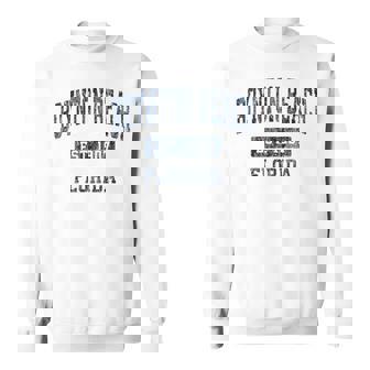 Boynton Beach Florida FL Vintage Established Sports Sweatshirt Unisex | Mazezy