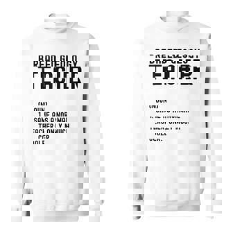 Breaded Geology Teacher Definition Shirt First Day Of School Sweatshirt Unisex | Mazezy