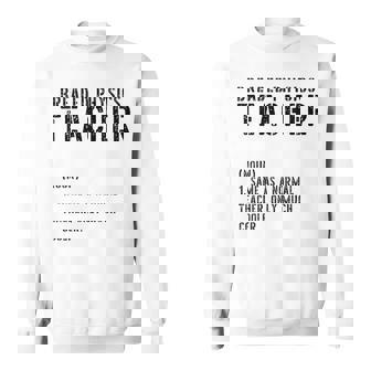 Breaded Physics Teacher Definition Shirt First Day Of School Sweatshirt Unisex | Mazezy