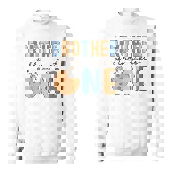 Brother Of The Sweet One Cookies And Milk Birthday Family Sweatshirt - Monsterry