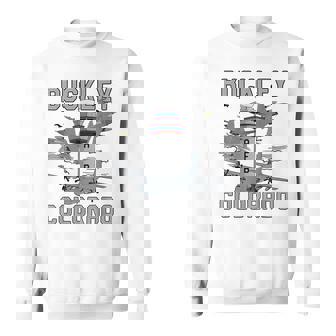 Buckley AFB Colorado Air Force Base Fighter Jets Tee Sweatshirt Unisex | Mazezy