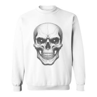 Calavera Diseño Gótico Punk Y Motero Camisa de entrenamiento - Regaloses