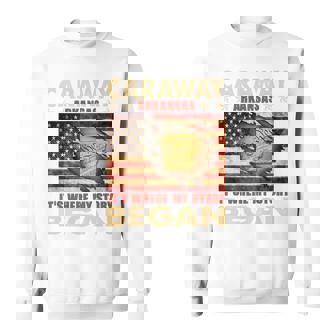 Caraway Arkansas USA Flag Independence Day Premium Sweatshirt Unisex | Mazezy