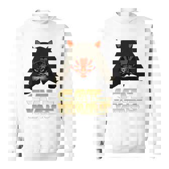 Cat Wars Cat Tri-Blend Sweatshirt | Mazezy