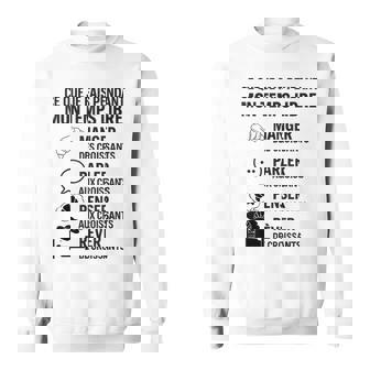 Ce Que Je Fais Pendant Mon Temps Libre Croissant Humour Sweater e - Cadeauxyz