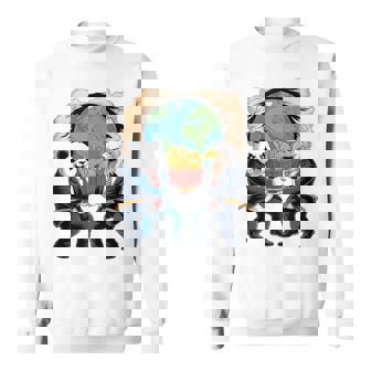 China Panda Vs USA Eagle Global Tariff Tug Of War Tank Top Sweatshirt Unisex | Mazezy