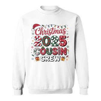 Christmas 2025 Cousin Crew Family Matching Pajamas Sweatshirt - Thegiftio