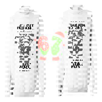 Christmas 6-7 Santa Says 67 Dear Santa Just Bring 6 7 Books Tank Top Sweatshirt Unisex | Mazezy