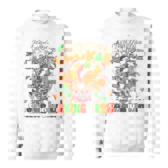 Christmas Cookie Baking Crew Gingerbread Cooking Lover Tri-Blend Sweatshirt | Seseable CA