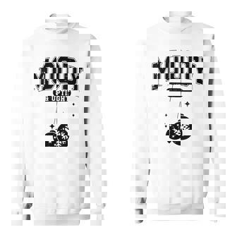 Christmas Couples Merry And Bright Moody And Uptight Sweatshirt Unisex | Mazezy