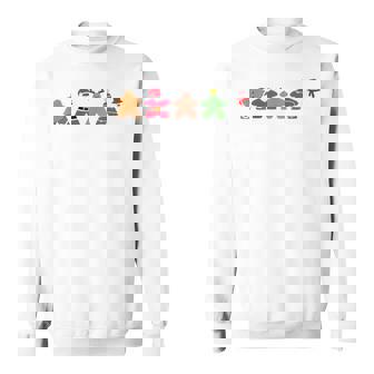 Christmas Meeple Pan De Jengibre Papá Noel Reno Árbol Muñeco De Nieve Camisa de entrenamiento - Regaloses