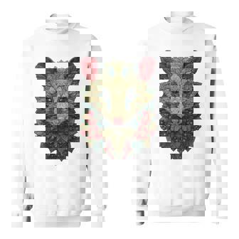 Christmas Opossum Leaves And Berries Forest Animal Aesthetic Sweatshirt - Thegiftio