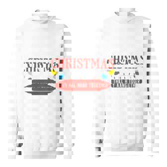 Co-Workers Are Like Christmas Lights They All Hang Together Tri-Blend Sweatshirt - Seseable