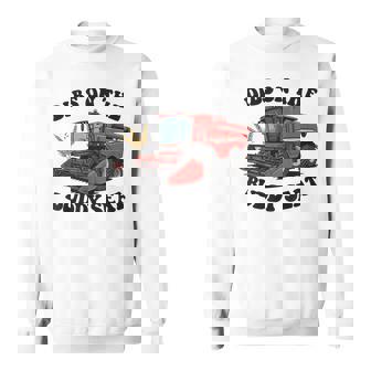 Combine Harvester Dibs On The Buddy Seat Kids Toddler Boys Sweatshirt Unisex | Mazezy