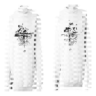 Compass Mountain Bike Mountain Bike Mountain Cycling Sweatshirt | Mazezy