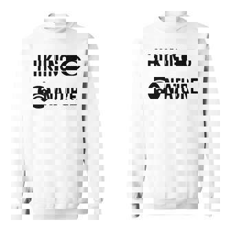 Connected To Nature Hiking Hiker Sweatshirt Unisex | Mazezy