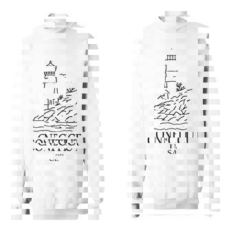 Connecticut United States Minimalist City Travel Souvenir Sweatshirt Unisex | Mazezy