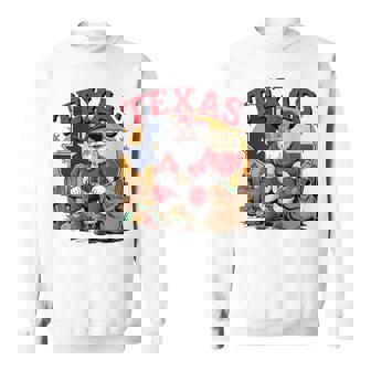 Cowboy Santa Christmas Texas Western Holiday Sweatshirt Unisex | Mazezy