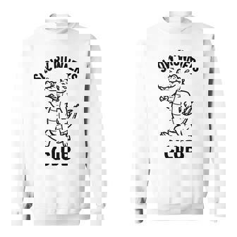 Crocodilelow Runners Club おもしろランニングマスコット 長袖tシャツ スウェットシャツ - Kawaiitshirt