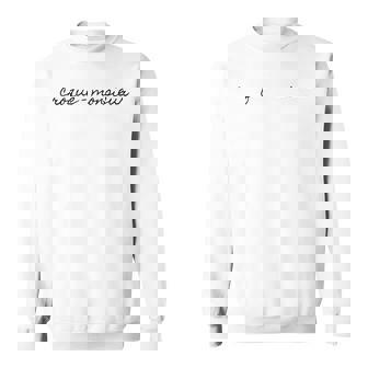 Croque Monsieur フレンチサンドイッチ 食通 かわいい スウェットシャツ - Kawaiitshirt