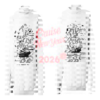 Cruise Into 2026 New Year Vacation Matching Family Friends Sweatshirt - Seseable