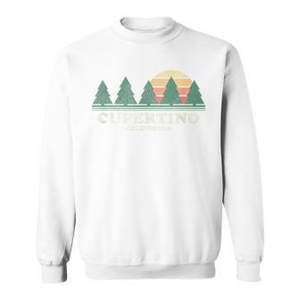 Cupertino Ca ヴィンテージ スローバック レトロ 70年代デザイン スウェットシャツ - Kawaiitshirt