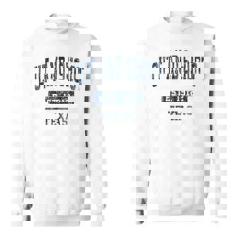 Cut And Shoot Texas TX Vintage Sports Established Sweatshirt Unisex | Mazezy