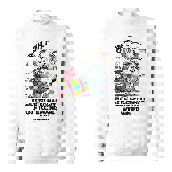 Cute Gag Crushed It Elephant Exchange Under 20 Sweatshirt Unisex | Mazezy