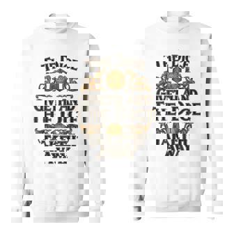 D20 Dice Giveth And The Dice Taketh Away Nerdy Board Game Sweatshirt Unisex | Mazezy